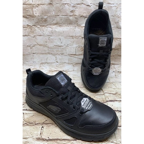 SKECHERS Work Mens Relaxed Fit Memory Foam Footbed Slip